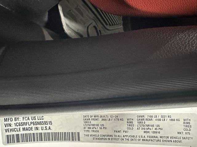 Photo of 2025 Bright White Clearcoat RAM 1500