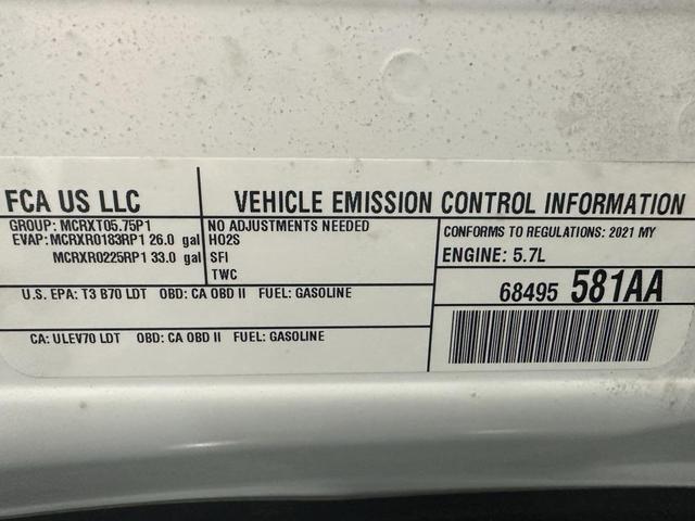 Photo of 2021 Bright White Clearcoat RAM 1500