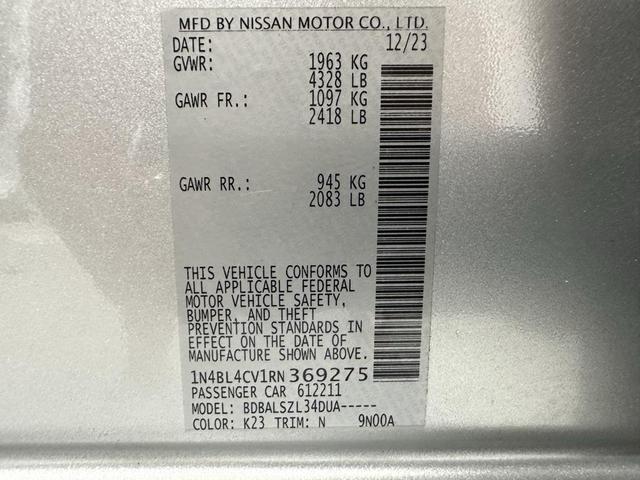 Photo of 2024 Brilliant Silver Metallic Nissan Altima