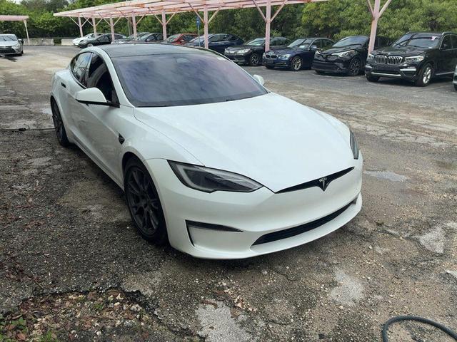 Photo of 2023 Pearl White Multi-Coat Tesla Model S