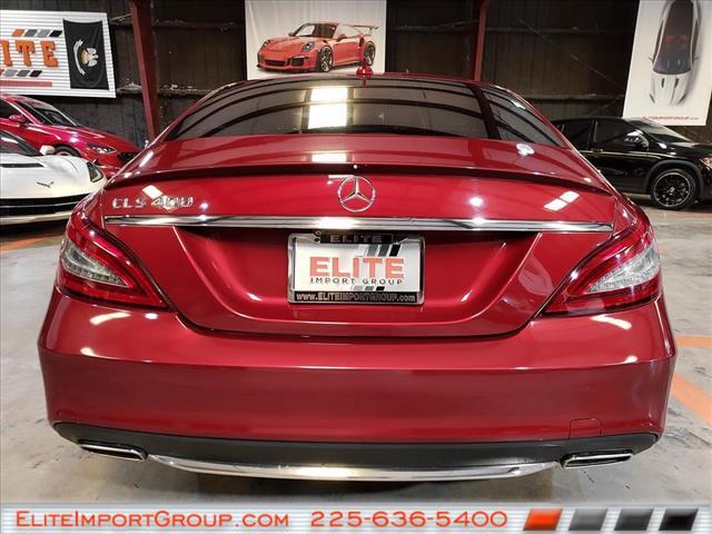 Photo of 2015 Designo Cardinal Red Metallic (996) Mercedes-Benz CLS-Class