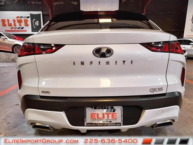 Photo of 2025 Radiant White INFINITI QX55