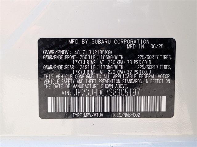 Photo of 2025 Crystal White Subaru Crosstrek