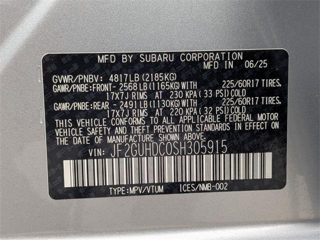 Photo of 2025 Ice Silver Subaru Crosstrek