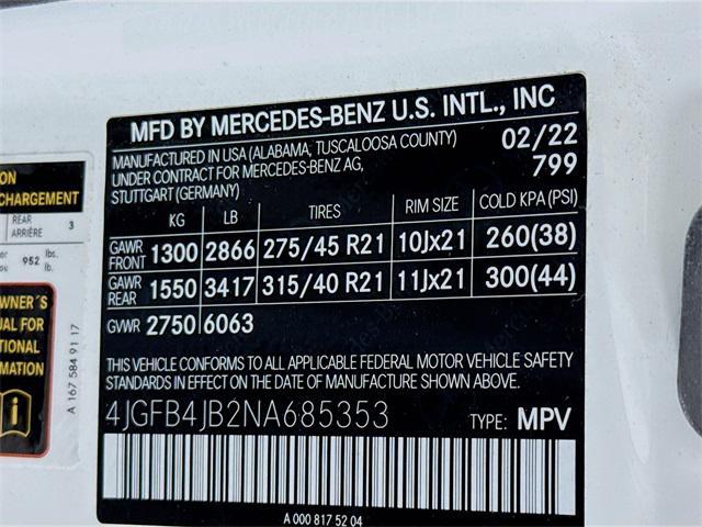 Photo of 2022 White Mercedes-Benz GLE 350