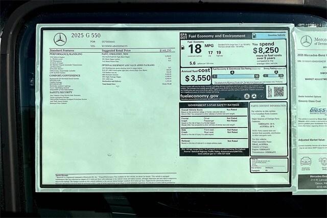 Photo of 2025 Midnight Black Mercedes-Benz G-Class