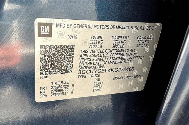 Photo of 2019 Blue Chevrolet Silverado 1500