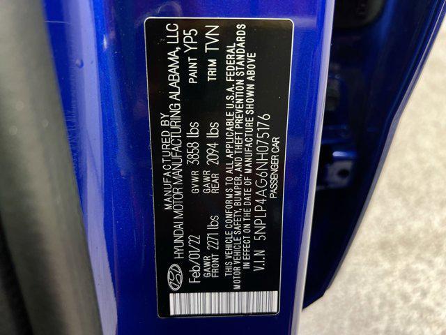 Photo of 2022 Intense Blue Hyundai ELANTRA