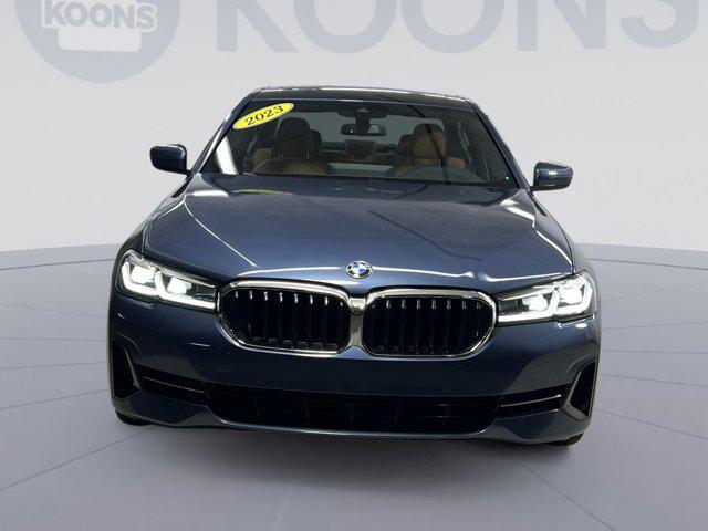 Photo of 2023 Arctic Race Blue Metallic BMW 530