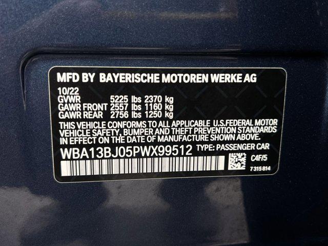 Photo of 2023 Arctic Race Blue Metallic BMW 530