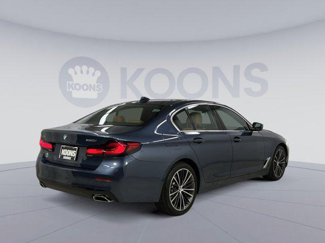Photo of 2023 Arctic Race Blue Metallic BMW 530