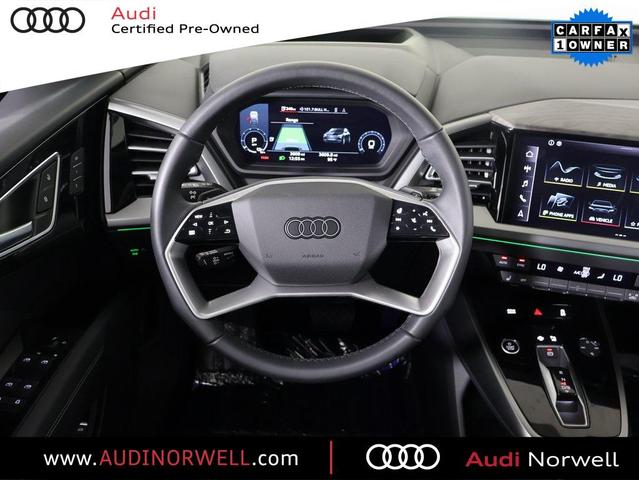 Photo of 2024 Glacier White Audi Q4 e-tron Sportback