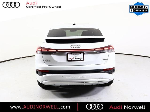 Photo of 2024 Glacier White Audi Q4 e-tron Sportback