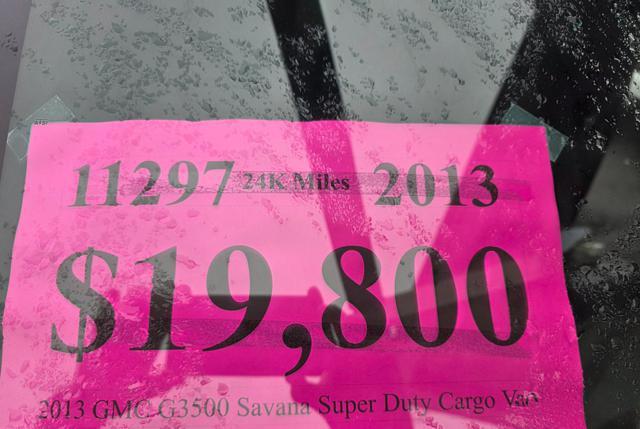 Photo of 2013 White GMC Savana 3500