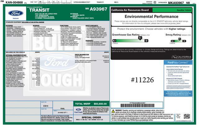 Photo of 2021 White Ford Transit-350