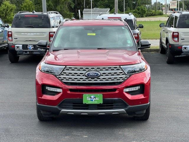Photo of 2022 Red Metallic Ford Explorer