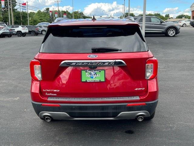 Photo of 2022 Red Metallic Ford Explorer