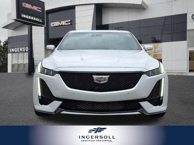 Photo of 2023 Crystal White Tricoat Cadillac CT5