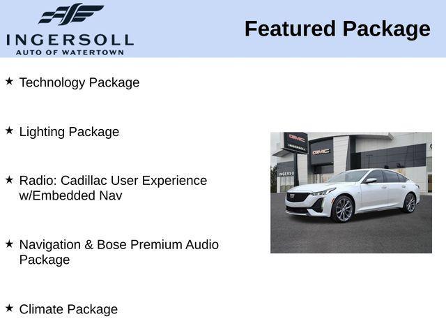 Photo of 2023 Crystal White Tricoat Cadillac CT5
