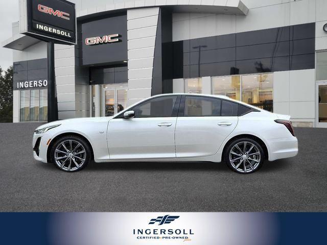 Photo of 2023 Crystal White Tricoat Cadillac CT5