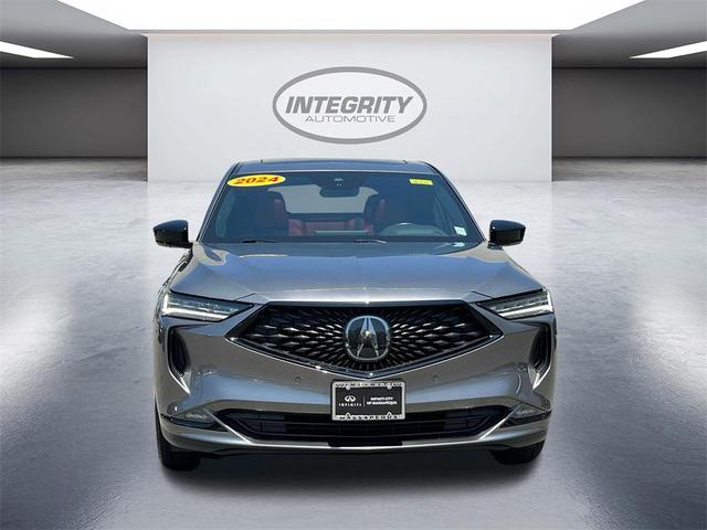 Photo of 2024 Liquid Carbon Metallic Acura MDX