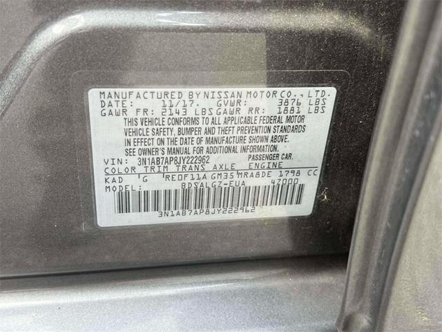 Photo of 2018 Gun Metallic Nissan Sentra