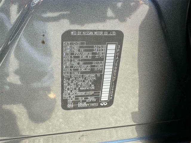 Photo of 2022 Graphite Shadow INFINITI QX50