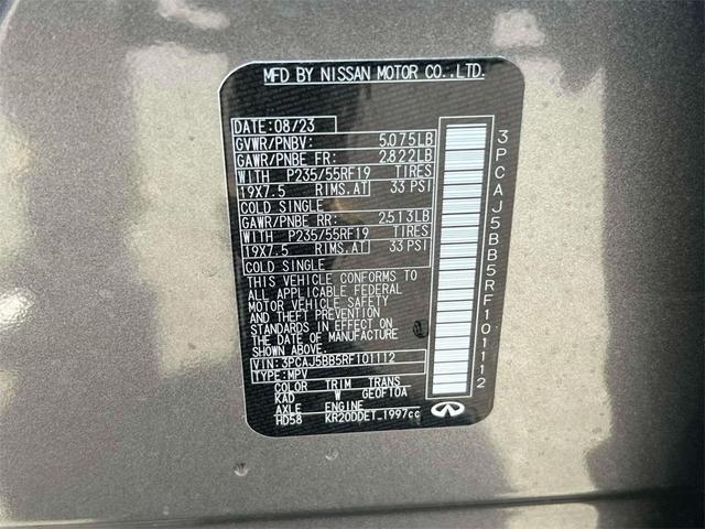 Photo of 2024 Graphite Shadow INFINITI QX50