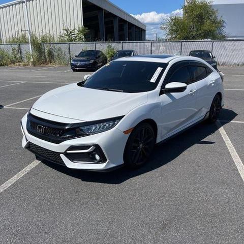 Photo of 2021 Platinum White Pearl Honda Civic