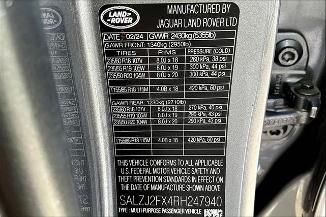 Photo of 2024 Eiger Gray Metallic Land Rover Range Rover Evoque