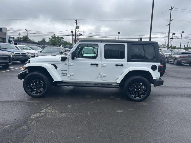 Photo of 2022 Bright White Clearcoat Jeep Wrangler Unlimited 4xe