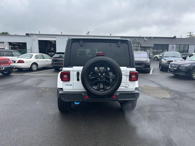 Photo of 2022 Bright White Clearcoat Jeep Wrangler Unlimited 4xe