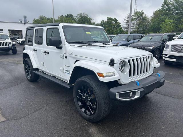 Photo of 2022 Bright White Clearcoat Jeep Wrangler Unlimited 4xe
