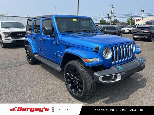 Photo of 2022 Hydro Blue Pearlcoat Jeep Wrangler Unlimited 4xe