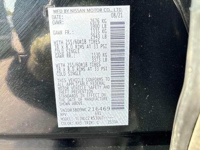 Photo of 2022 Super Black Nissan Pathfinder