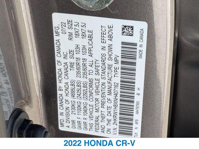 Photo of 2022 GRAY Honda CR-V