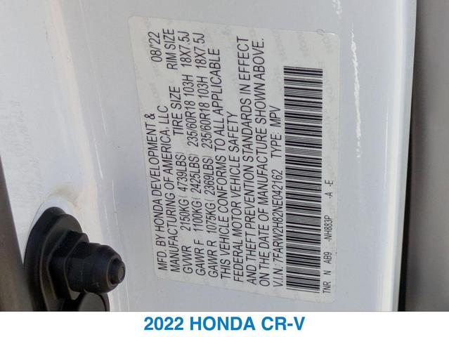 Photo of 2022 WHITE Honda CR-V