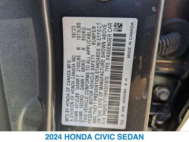 Photo of 2024 GRAY Honda Civic