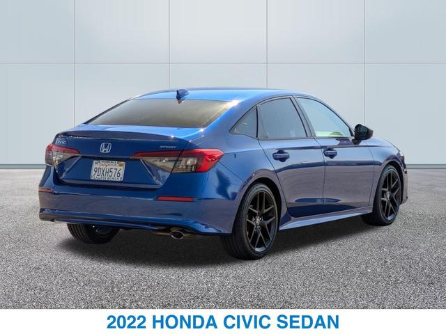 Photo of 2022 BLUE Honda Civic
