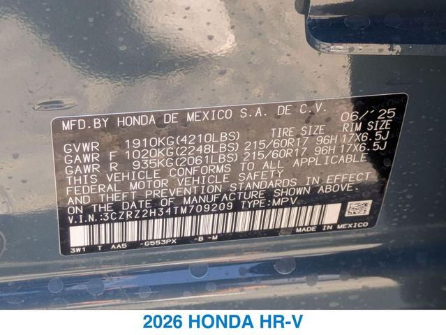 Photo of 2026 Nordic Forest Pearl Honda HR-V
