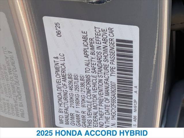 Photo of 2025 Urban Gray Pearl Honda Accord Hybrid