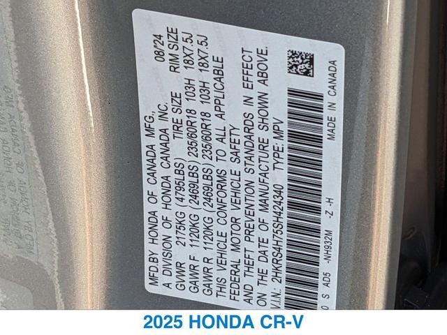 Photo of 2025 Solar Silver Metallic Honda CR-V