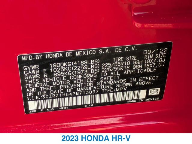 Photo of 2023 RED Honda HR-V