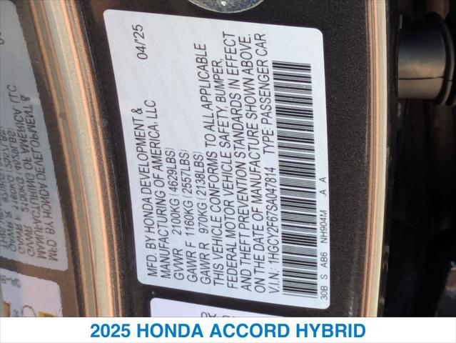 Photo of 2025 Meteorite Gray Metallic Honda Accord Hybrid