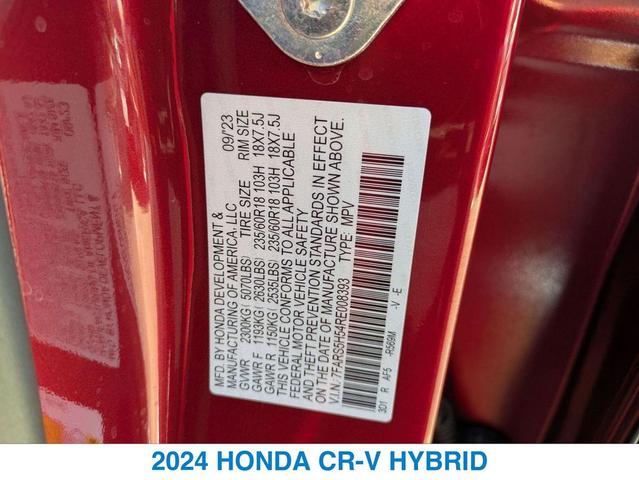 Photo of 2024 RED Honda CR-V Hybrid