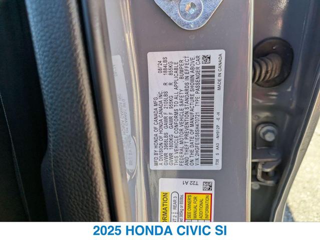 Photo of 2025 GRAY Honda Civic Si