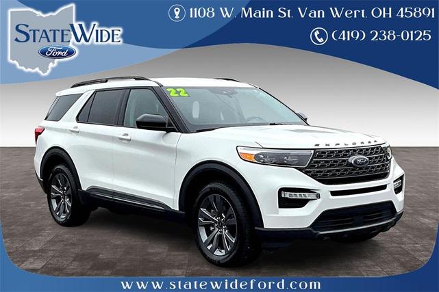Photo of 2022 Star White Metallic Tri-Coat Ford Explorer