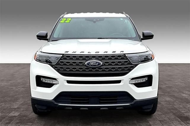 Photo of 2022 Star White Metallic Tri-Coat Ford Explorer