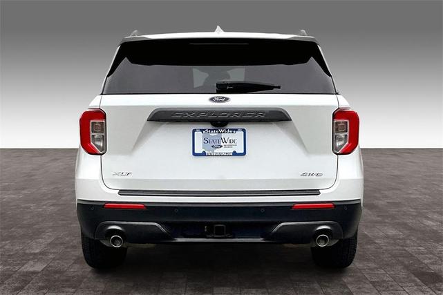 Photo of 2022 Star White Metallic Tri-Coat Ford Explorer