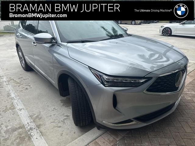 Photo of 2023 Liquid Carbon Metallic Acura MDX